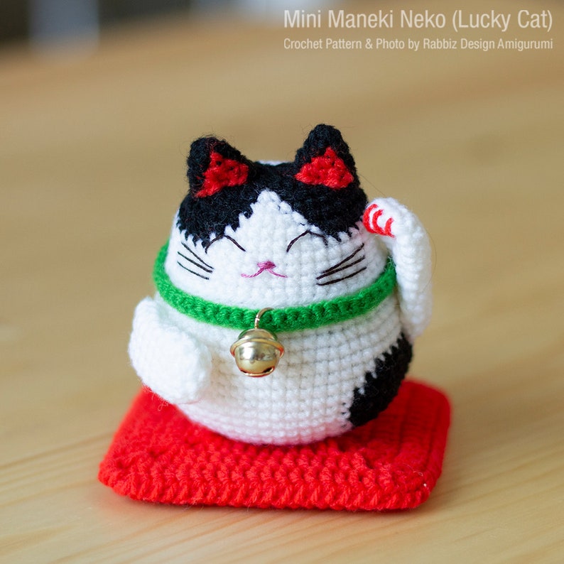 PDF Pattern Mini Lucky Cat Pattern image 5