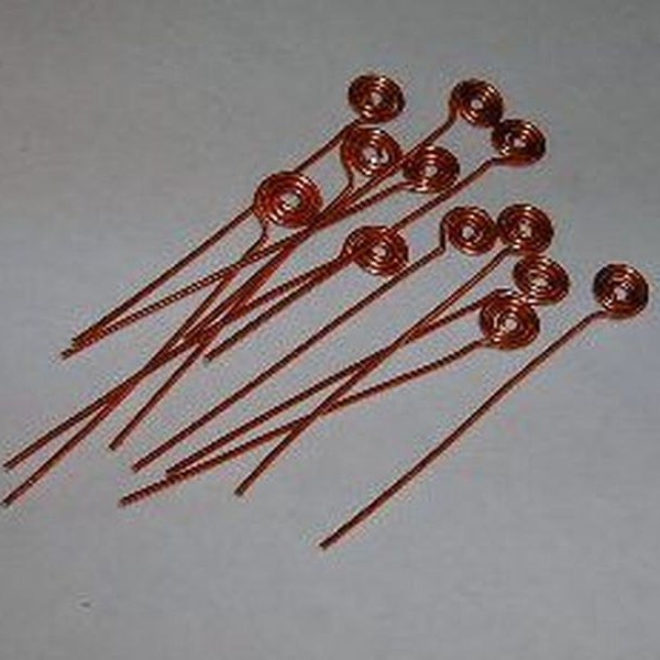 Handcrafted Swirl Head Pins