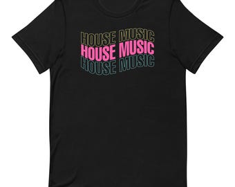 T-shirt musique house