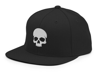 Skull Streetwear Style Baseball Cap Snap Back Hat