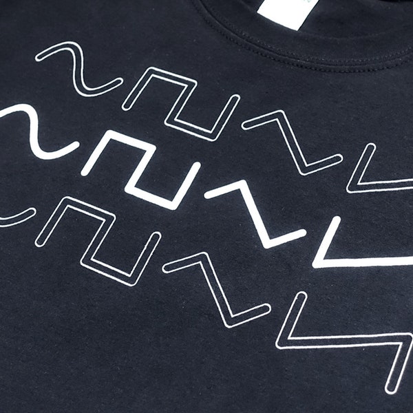 Analog Waveforms T-Shirt, Modular Synthesizer Waveforms Tee