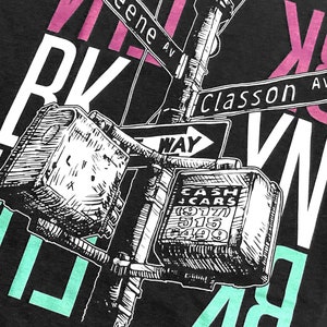 Brooklyn BKLYN NY T-Shirt, Greene & Classon Ave Shirt