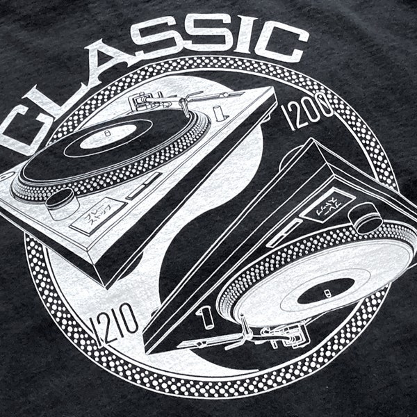 Classic Turntables T-Shirt, Techno House Music Shirt, DJ T-Shirt