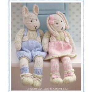 LILY.... A Spring Baby Bunny / Toy Knitting Pattern/ Rabbit Knitting Pattern/ Back & Forth image 5