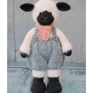 New Tearoom Lambs Toy Knitting Pattern/ Sheep Knitting Pattern/ In the round/ Digital download image 7