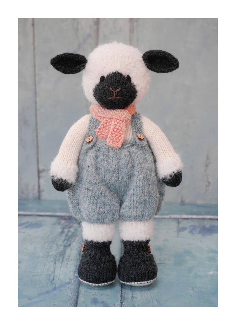 New Tearoom Lambs Toy Knitting Pattern/ Sheep Knitting Pattern/ In the round/ Digital download image 7