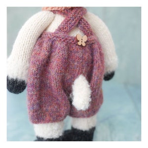 New Tearoom Lambs 2 Toy Knitting Pattern/ Sheep Knitting Pattern/ Back & Forth/ Digital download image 4