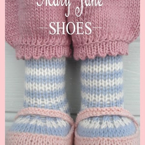 Bunny Knitting Pattern/ Toy Knitting Pattern/ PRIMROSE Rabbit/ Plus Free 'Handmade Shoes' Knitting Pattern/ Back & Forth image 2