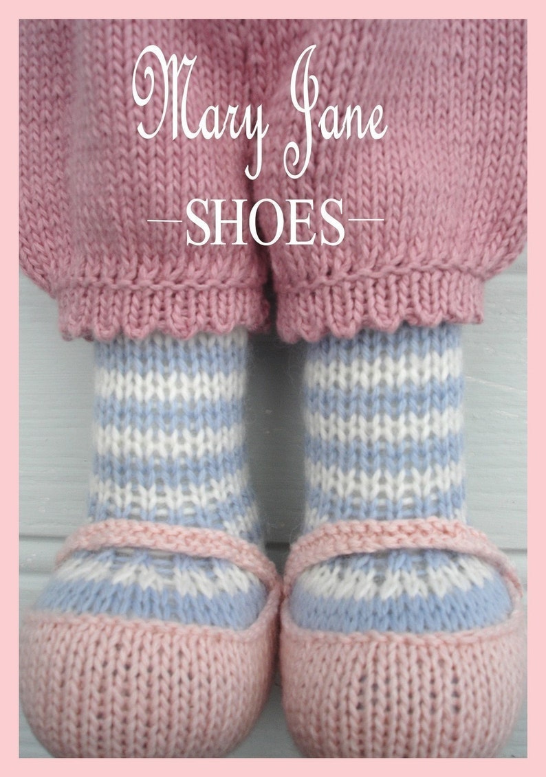 Bunny Knitting Pattern/ Toy Knitting Pattern/ PRIMROSE Rabbit/ Plus Free 'Handmade Shoes' Knitting Pattern/ Back & Forth image 2