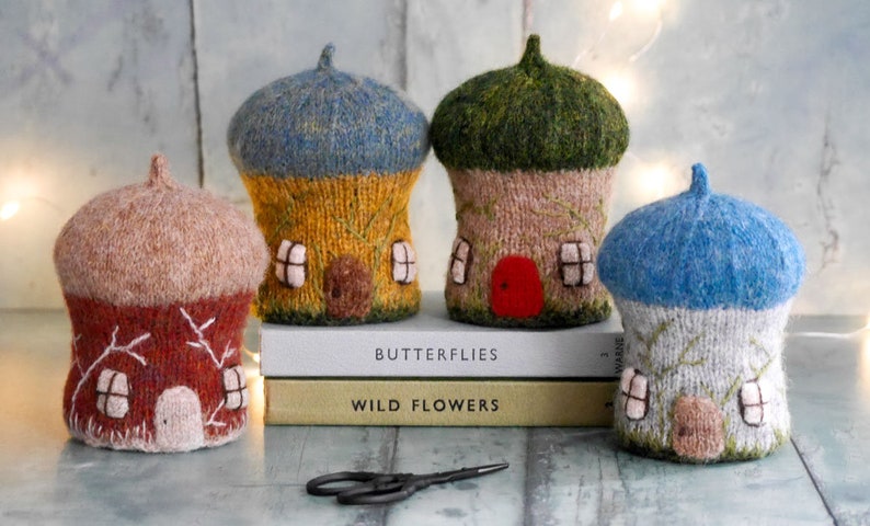 New Tearoom 'Woodland House'/ Toy Knitting Pattern/ Home Decoration/ Pin Cushion/ In the round/ Home image 9