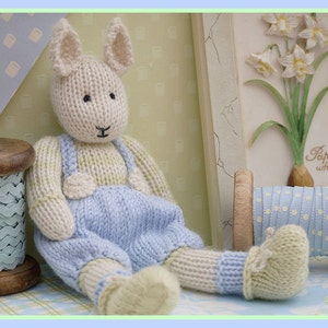 SAMUEL A Spring baby Bunny/ Toy Knitting Pattern / Rabbit Knitting Pattern/ Small Rabbit/ Back & Forth image 2