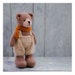 Little TEAROOM Bears 8'/ Toy Knitting Pattern/ 'Back & forth'/ Knitted Animal Pattern/ 20cm Teddy Bear Knitting/ Bear Cub 
