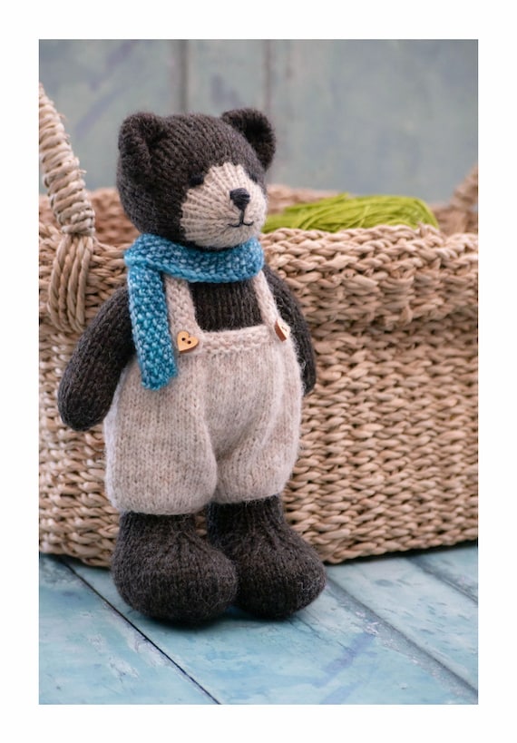 knitted bears all dressed up Little Tearoom Knitting Pattern: 8