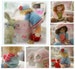 Doll Knitting Patterns Deal/ 4 TEAROOM Dolls and Hats Toy Knitting Patterns/  plus FREE 'Sewn Pinafore' Pattern/ 