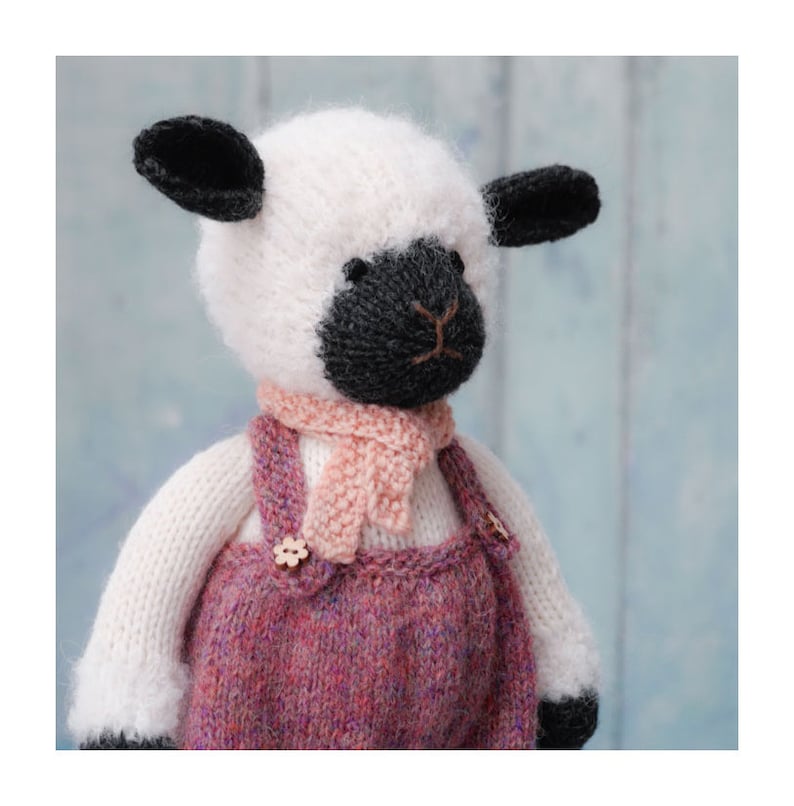 New Tearoom Lambs 2 Toy Knitting Pattern/ Sheep Knitting Pattern/ Back & Forth/ Digital download image 5