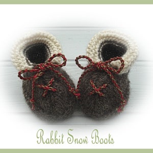 BO Rabbit / Bunny Toy Knitting Pattern / Lapland Visitors Part 1 / Plus Free Handmade Shoes Knitting Pattern/ Back & Forth image 2