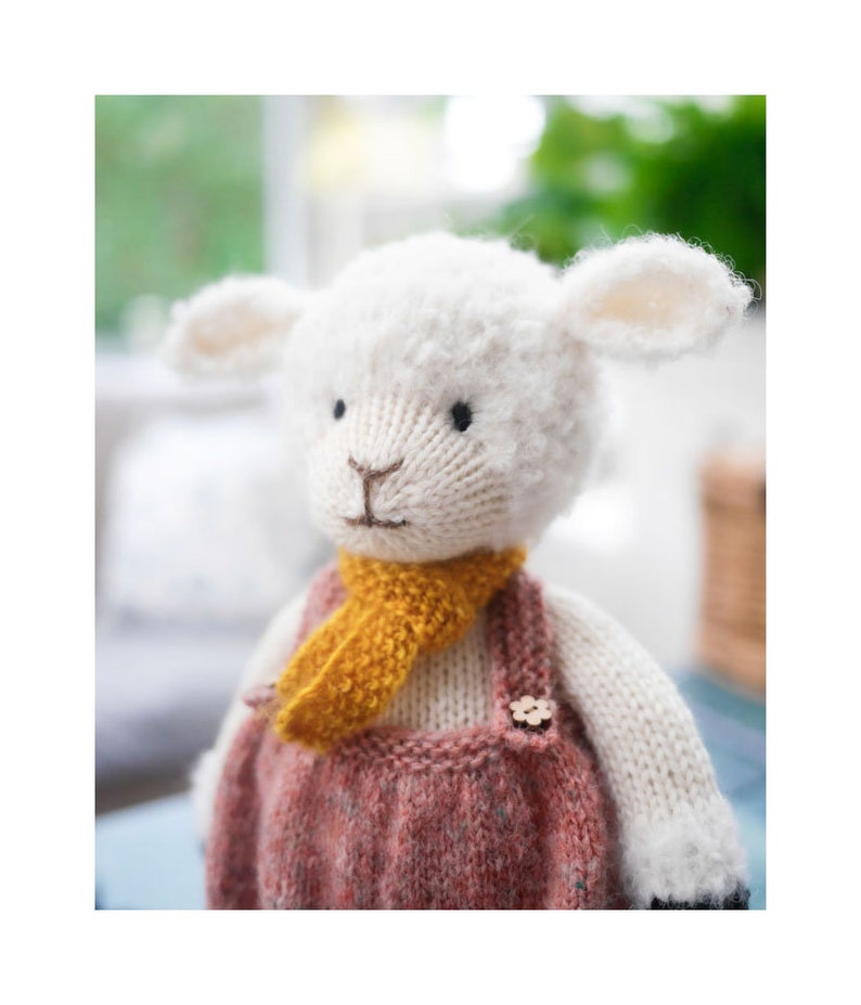 New Tearoom Lambs Toy Knitting Pattern/ Sheep Knitting Pattern/ In the round/ Digital download image 2