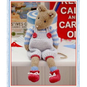 Two Mice Knitting Patterns: Tearoom and Cornish Mice (PDF Download)