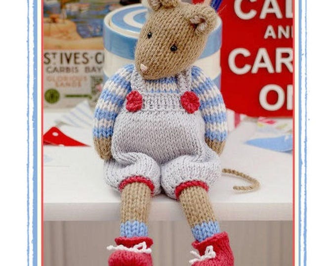 Two Mice Knitting Patterns: Tearoom and Cornish Mice (PDF Download)