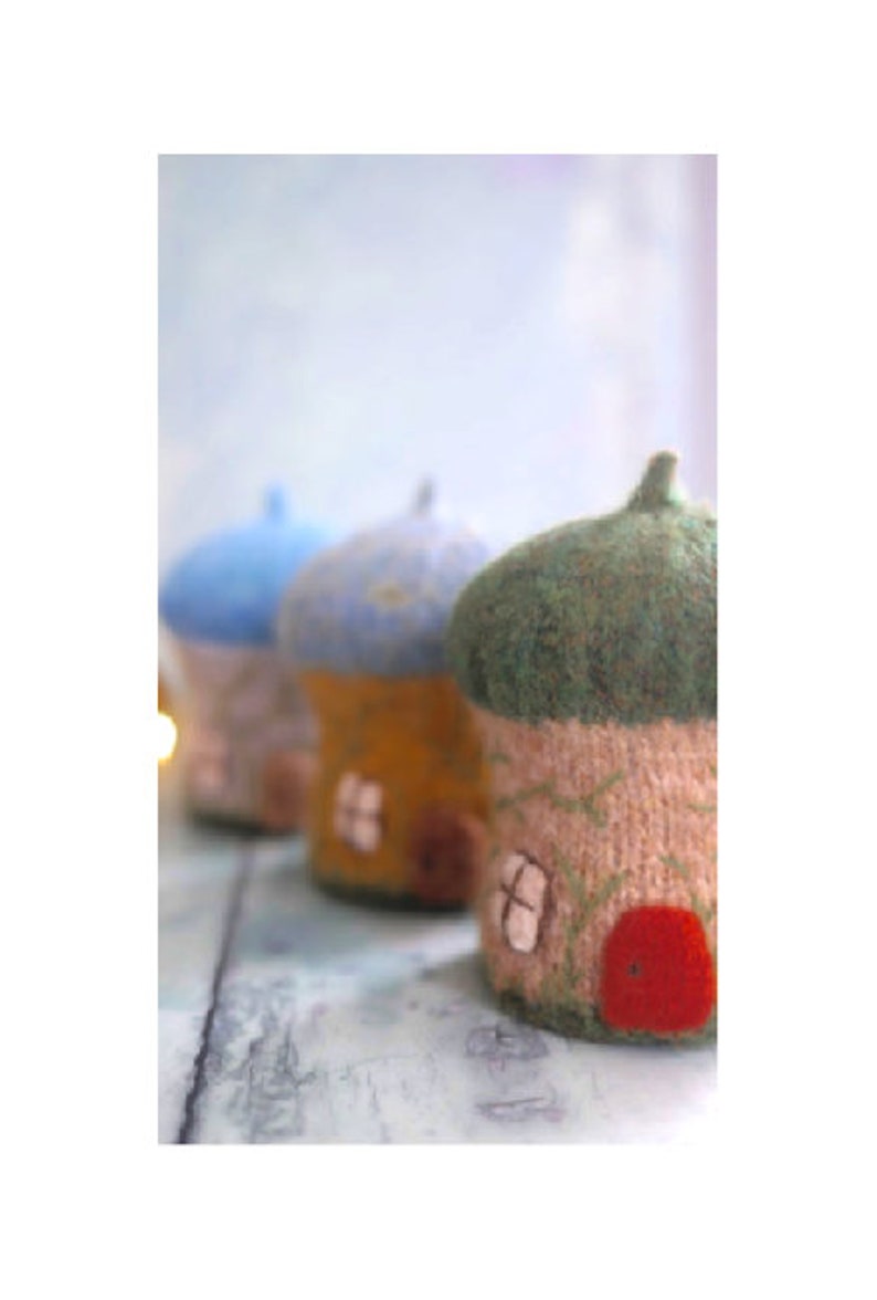 New Tearoom 'Woodland House'/ Toy Knitting Pattern/ Home Decoration/ Pin Cushion/ In the round/ Home image 5