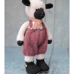 New Tearoom Lambs 2 Toy Knitting Pattern/ Sheep Knitting Pattern/ Back & Forth/ Digital download image 2