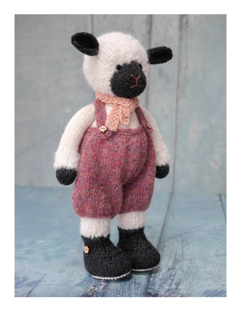 New Tearoom Lambs 2 Toy Knitting Pattern/ Sheep Knitting Pattern/ Back & Forth/ Digital download image 2
