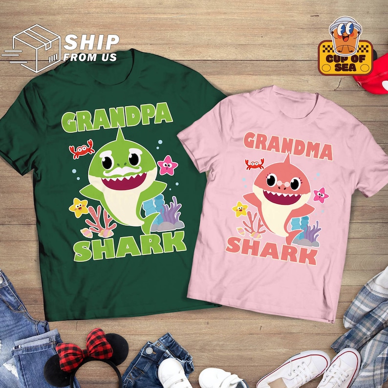 Baby Shark Birthday T Shirt Baby Shark Family Birthday - Etsy