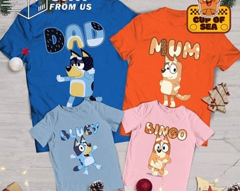 Bluey Family Shirt | Etsy Canada