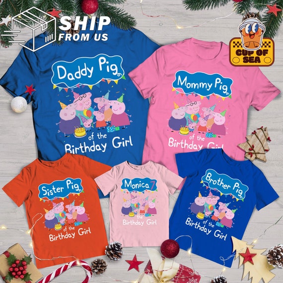 Birthday Shirts Peppa Pig Birthday Girl 