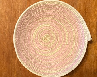 Handmade Limited Batch Rope Bowls | Pink Swirl Handmade Limited Batch Rope Bowls