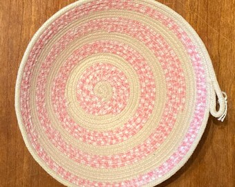 Handmade Limited Batch Rope Bowls | Pink Swirl Handmade Limited Batch Rope Bowls