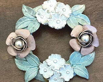 Vintage Wreath Brooch