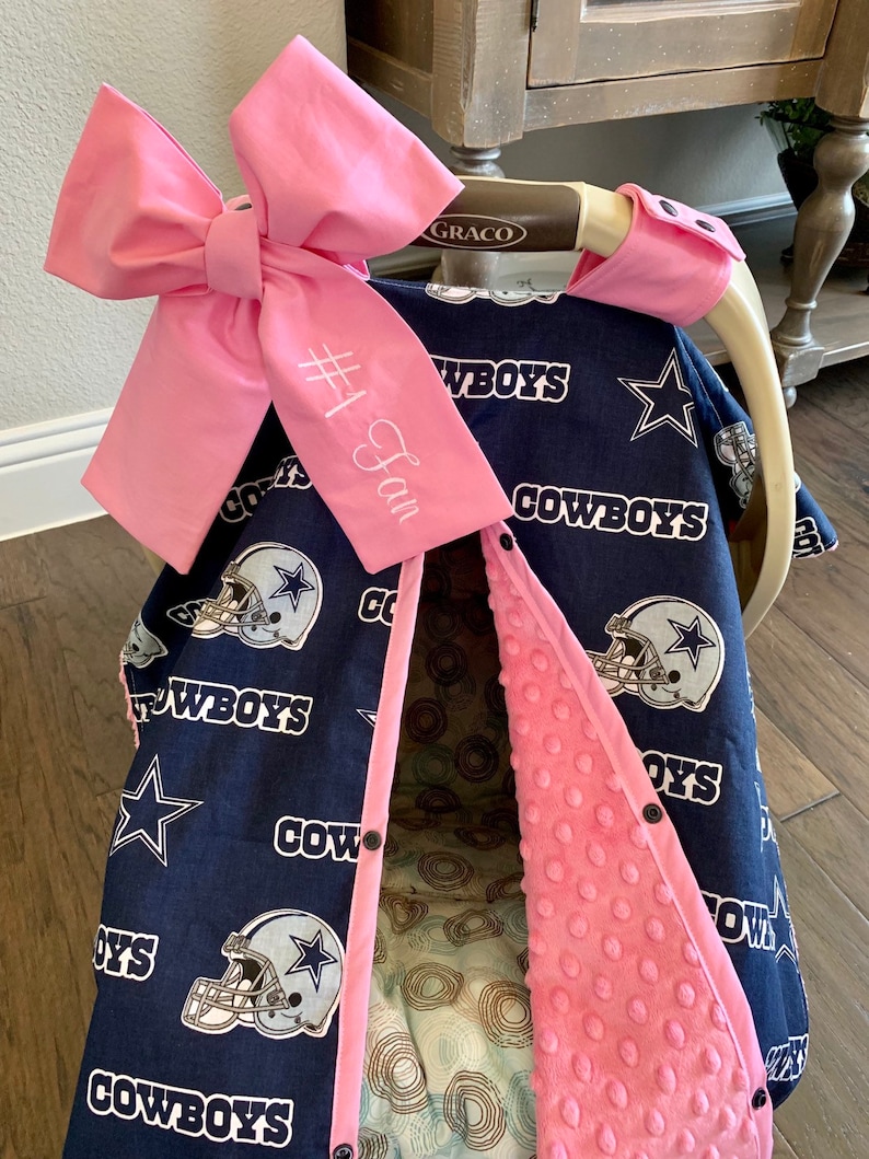 Baby Car Seat Covers Dallas Cowboys Football Team Baby Etsy