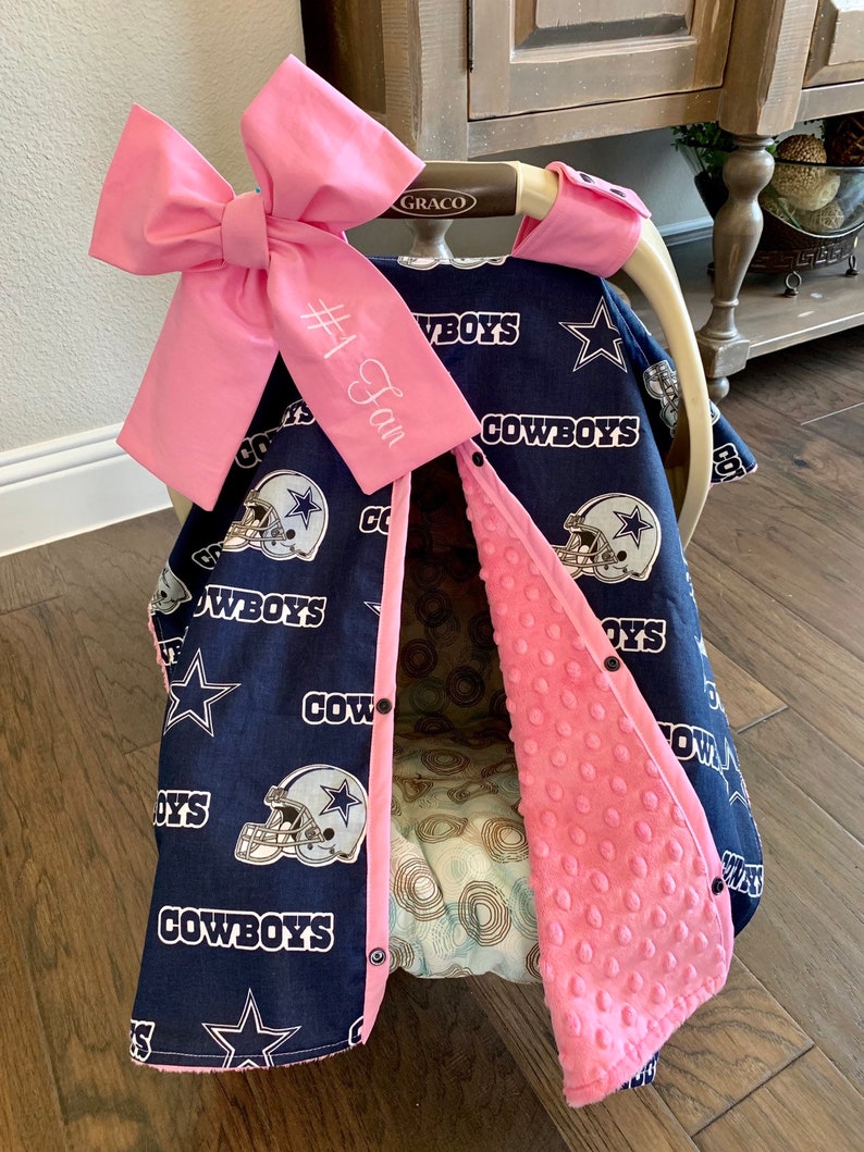 Baby Car Seat Covers Dallas Cowboys Football Team Baby Etsy