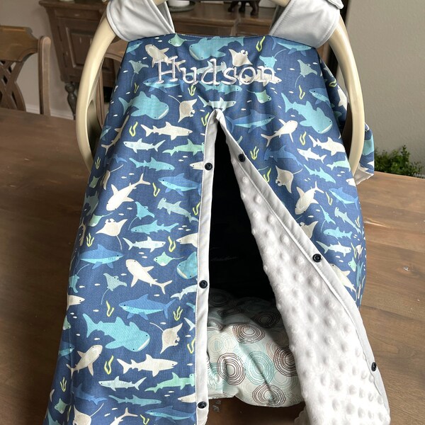 Shark Car Seat Cover Etsy