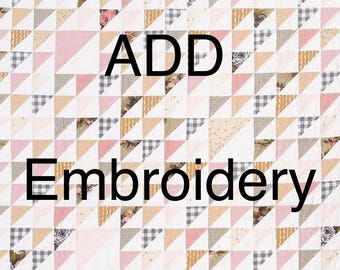 Add Embroidery