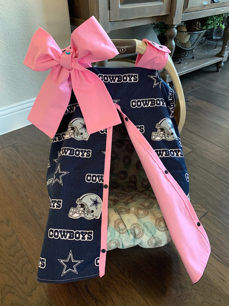 Baby Car Seat Covers Dallas Cowboys Football Team Baby Etsy