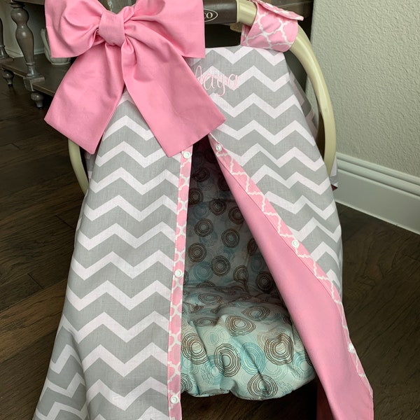 Baby Pink Chevron - Etsy