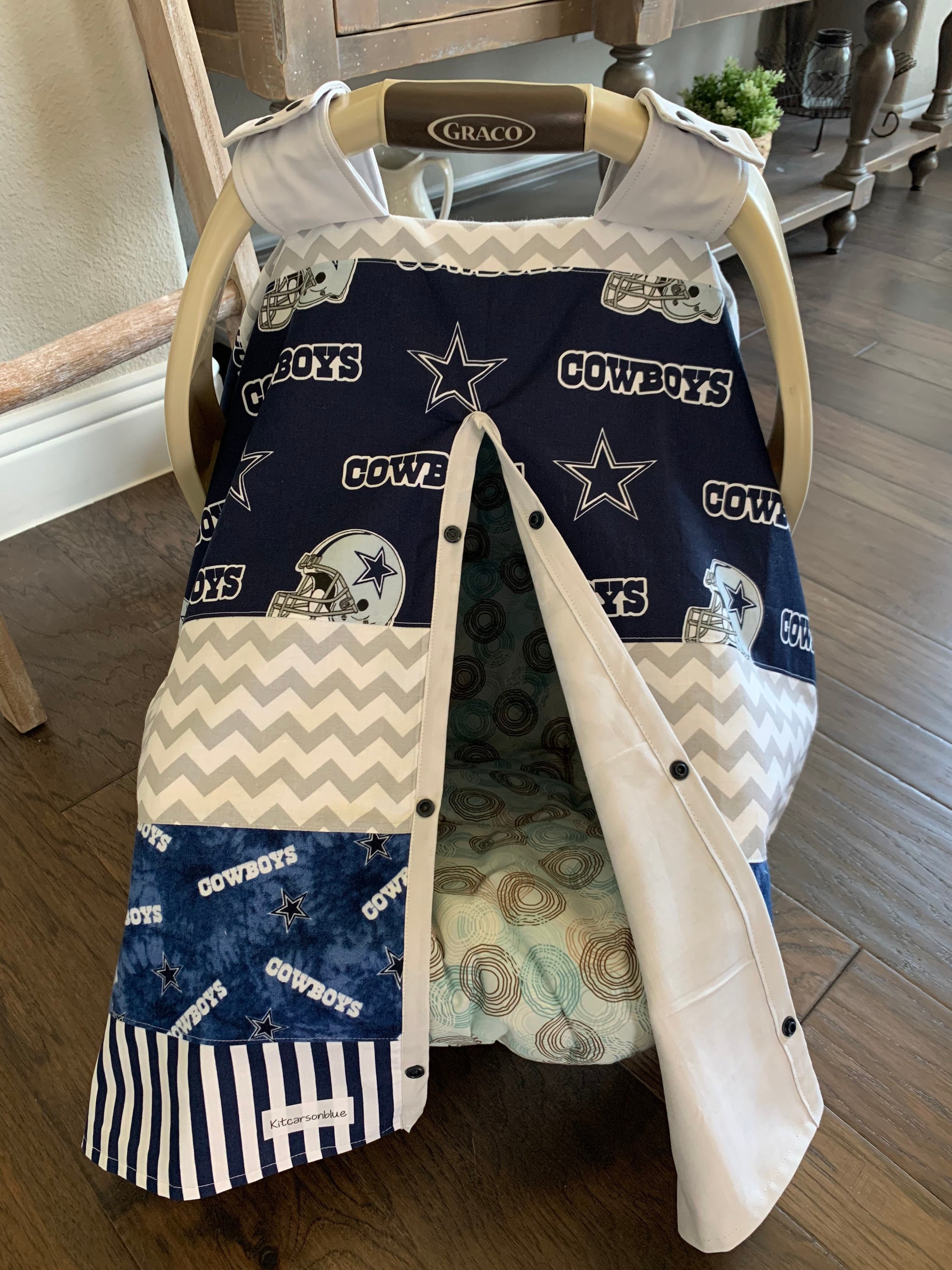 Dallas cowboys baby car seat clearance covers