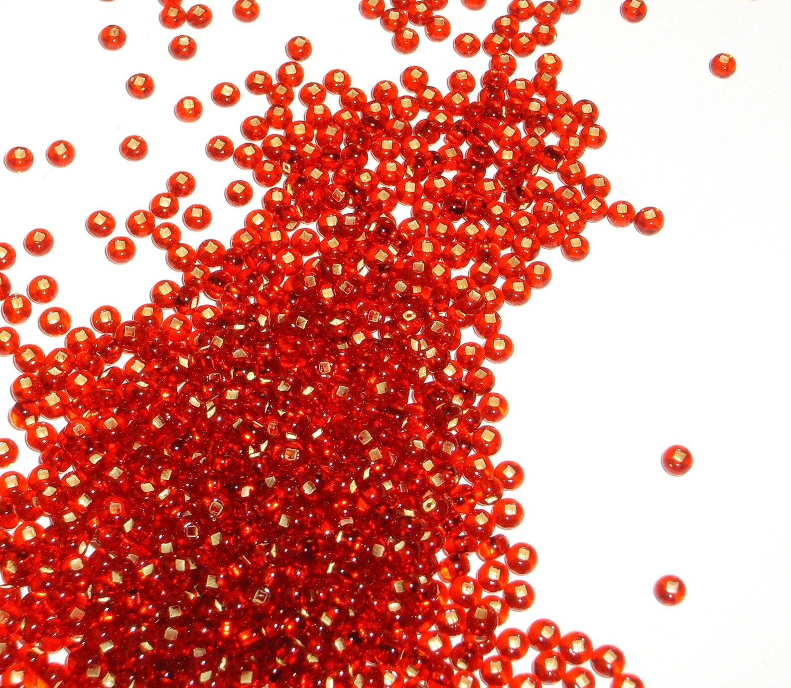 Red Glass Beads 2mm Seed Beads 2mm Red Beads Small Red Etsy