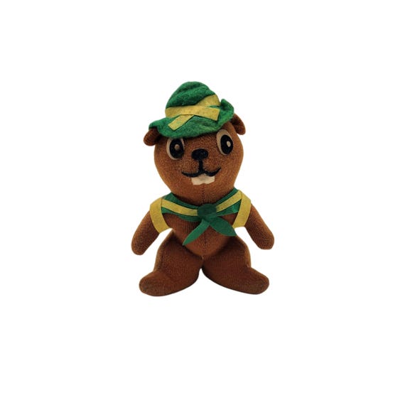 Vintage 1970s Dakin Dream Pets Eager Beaver Scout 5.5