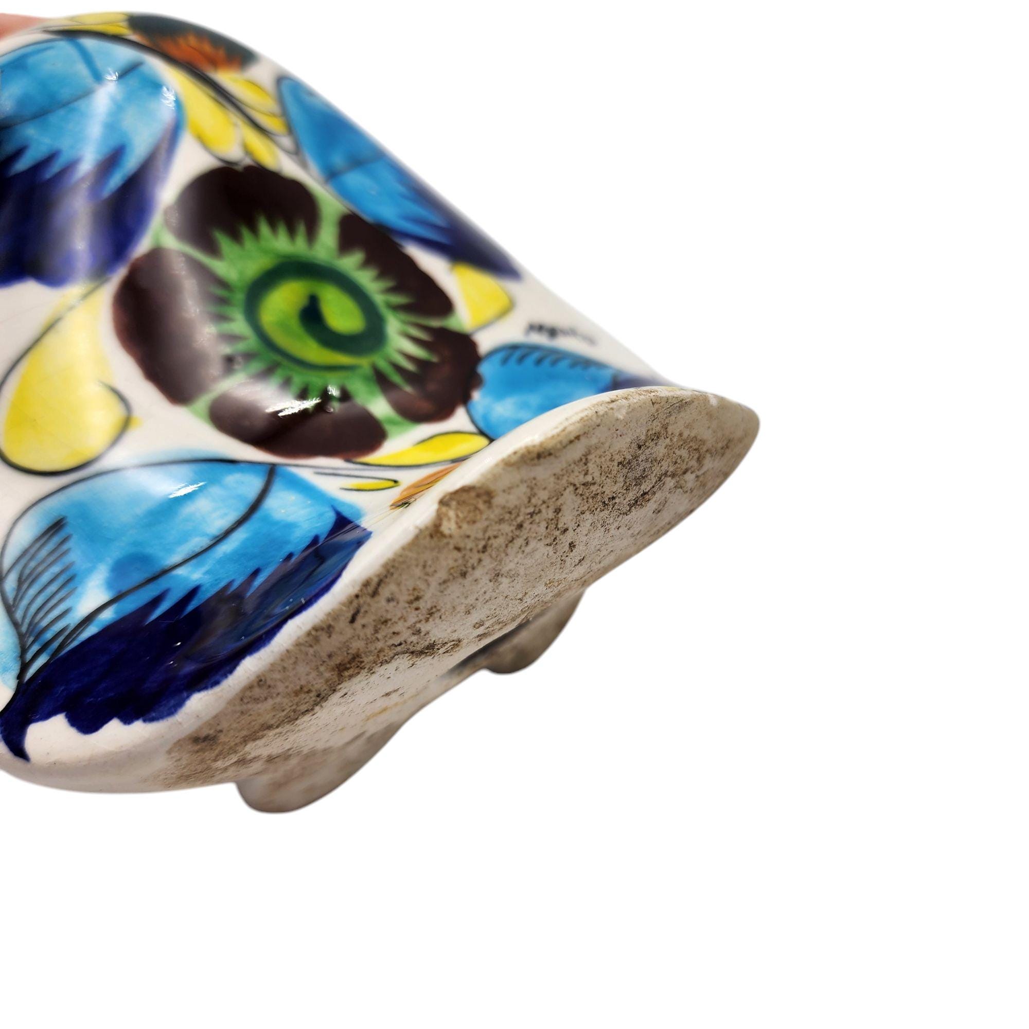 メキシコ製 ヴィンテージ トナラ ハンドペイント 花柄 MCM フォーク