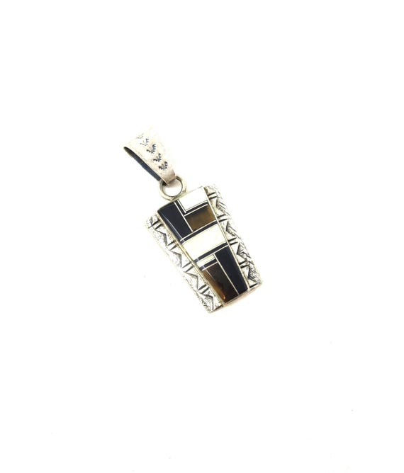 Vintage Sterling Silver Navajo Native American Tigers Eye