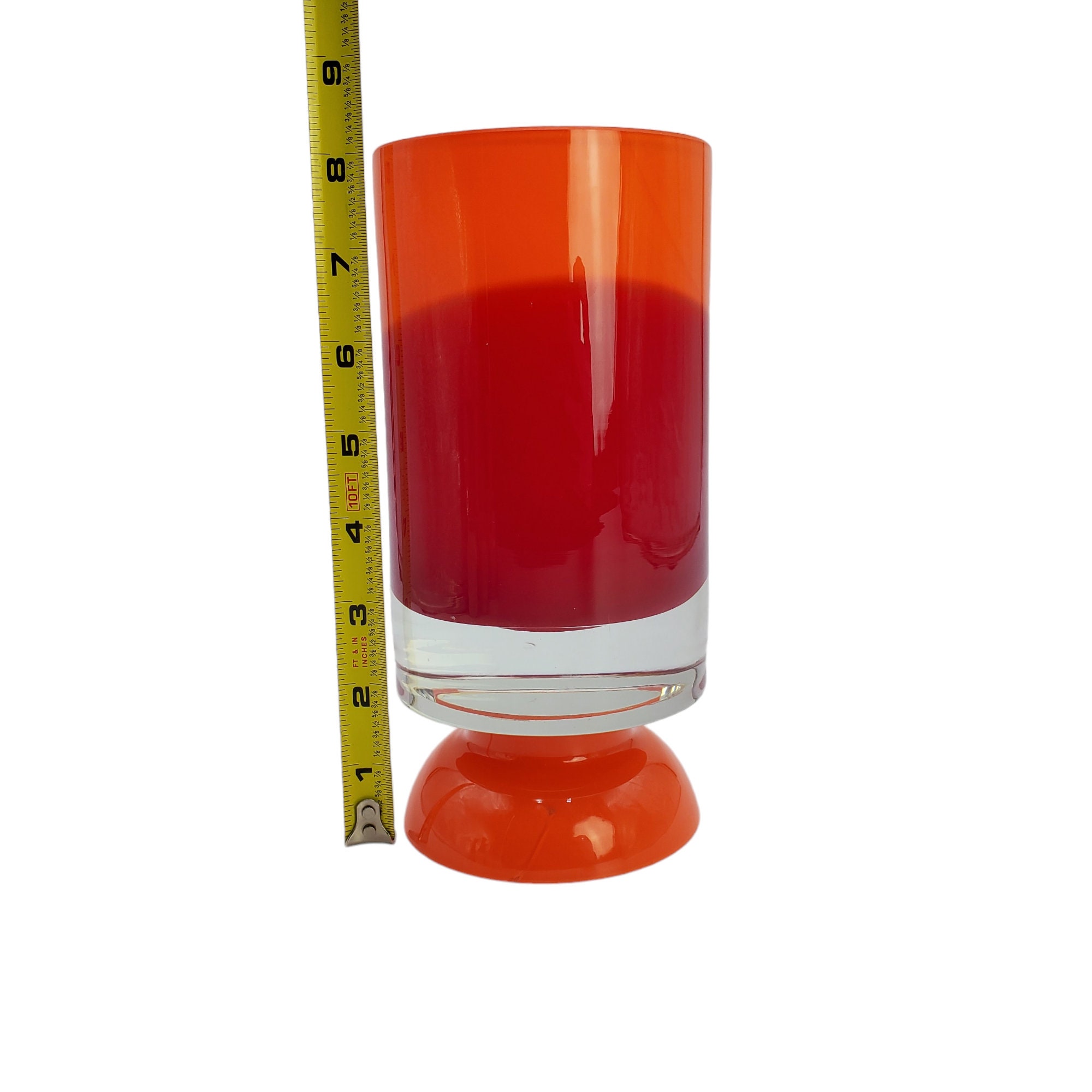 ヴィンテージ ミニマリスト ウェーブ レッド オレンジ グラデーション