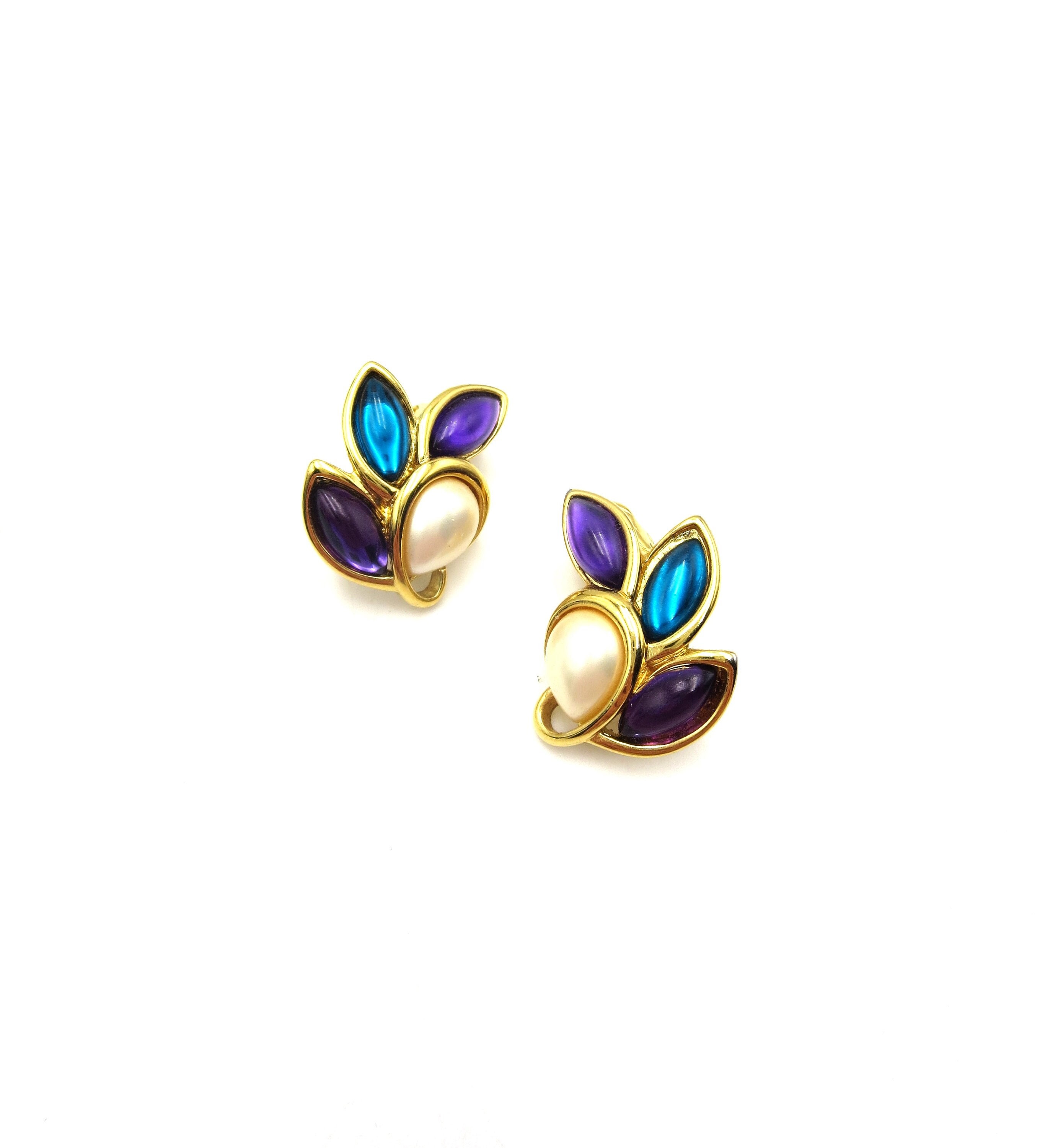 Purple Trifari - Etsy