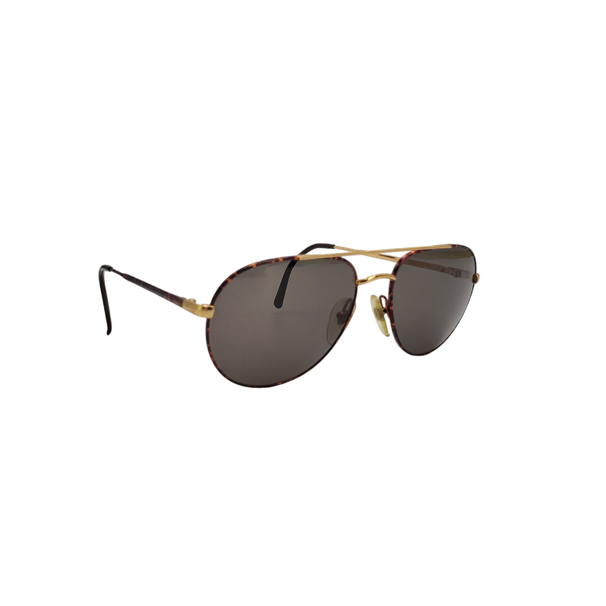 Lunettes De Soleil Vintage Homme TERRI BROGAN 8637 - Style Années 80, Monture Plastique Verte En Forme De Goutte