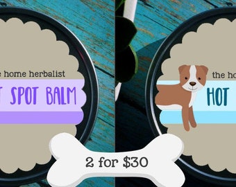 SALE - 2 for 30 - Soft Spot & Hot Spot Doggie Balms