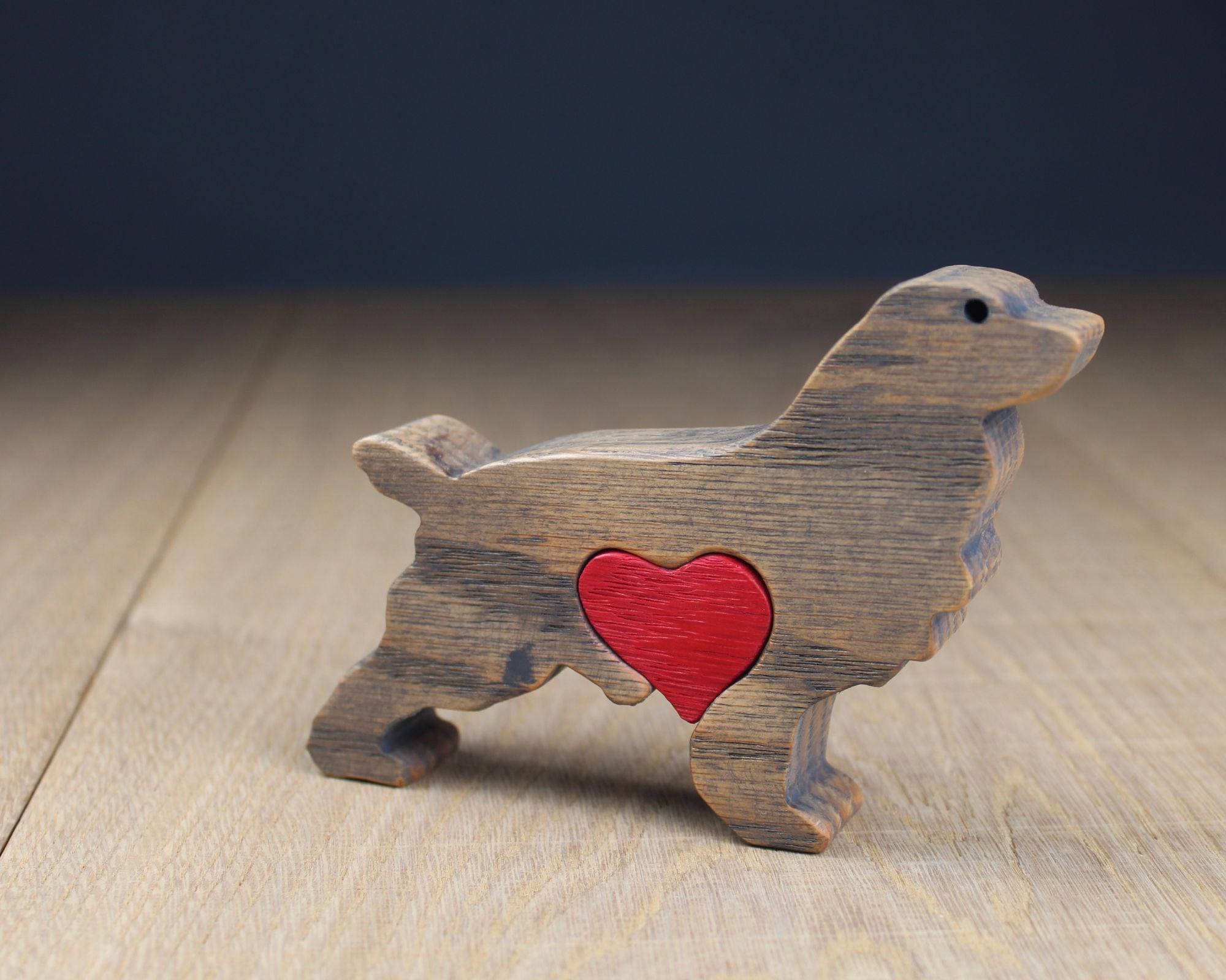Les Tendances - Figure décorative de chien en fer Liko 65 cm Couleur