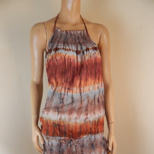 IBIZA hand dyed beach cover up, made in spain