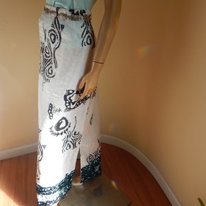 VTG DESIGNER Christian la Croix holiday skirt, made in France, WAIST 30